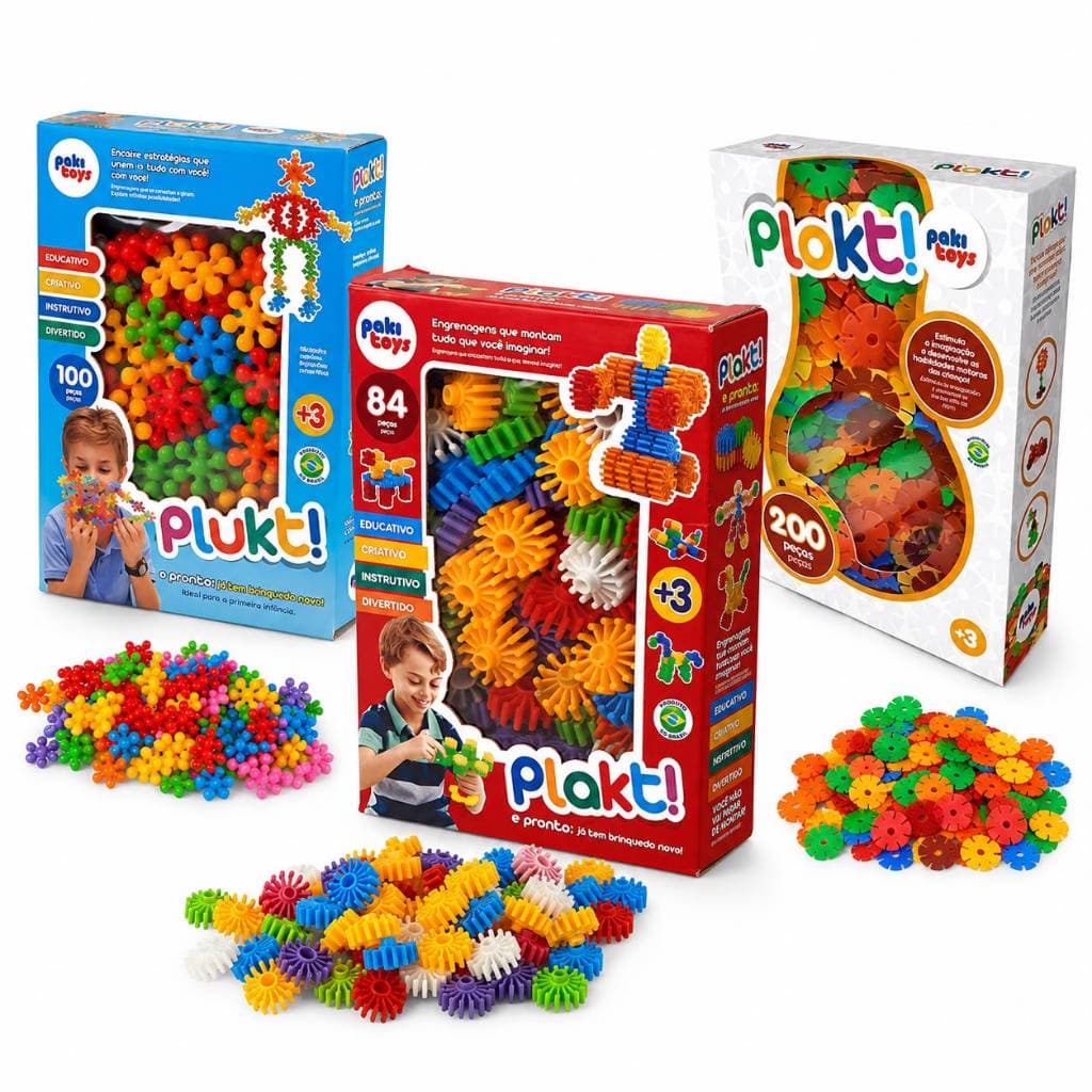 Kit Peças de Montar Plakt+Plokt+Plukt
