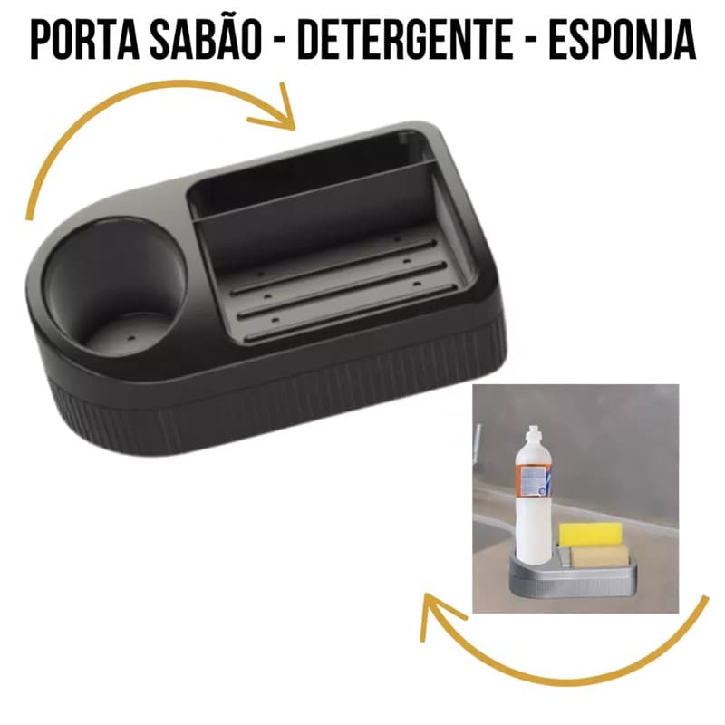 PORTA SABÃO - DETERGENTE - ESPONJA