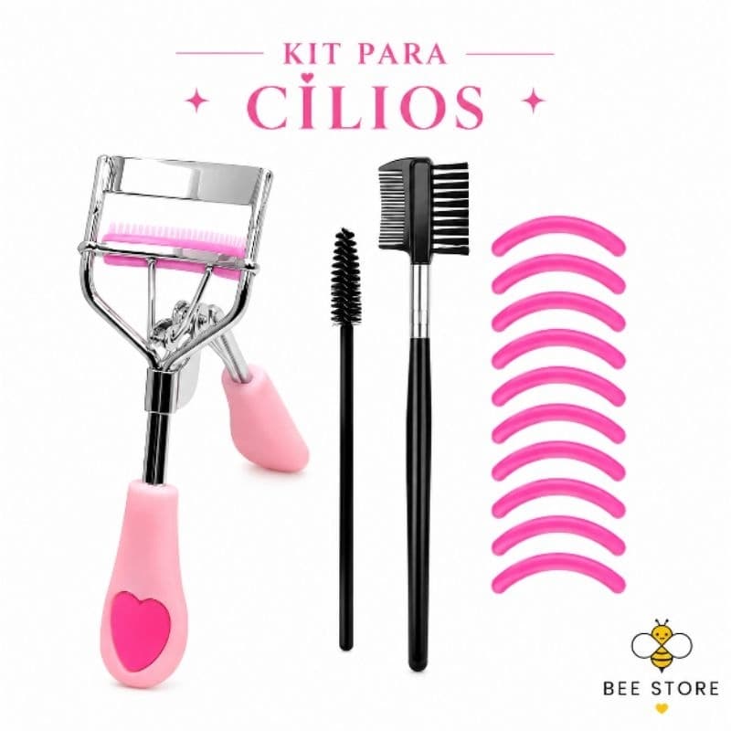 Kit para Cílios c/ Curvex - 13 Peças