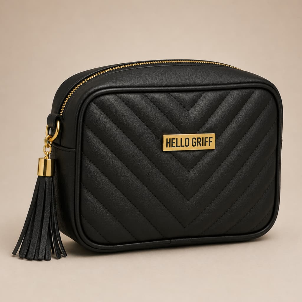 Bag Feminina Bolsa Média Transversal Fecho de Zipér Alça Ajustável Couro Sintético Moda Feminina