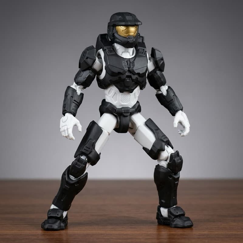 Dummy 13 Articulado Spartan Halo | Boneco 3D Colecionável Gamer | MONTADO + BRINDE