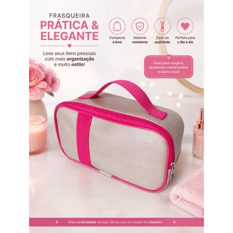 Nécessaire multiuso/impermeável sintético luxo maternidade organizador de mala bolsa