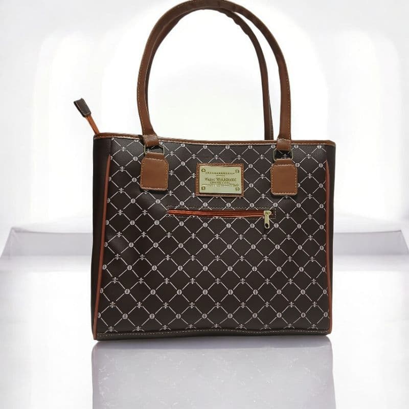 Bolsa Feminina de Ombro Grande Elegante Espaçosa com zíper frontal com alça reforçada