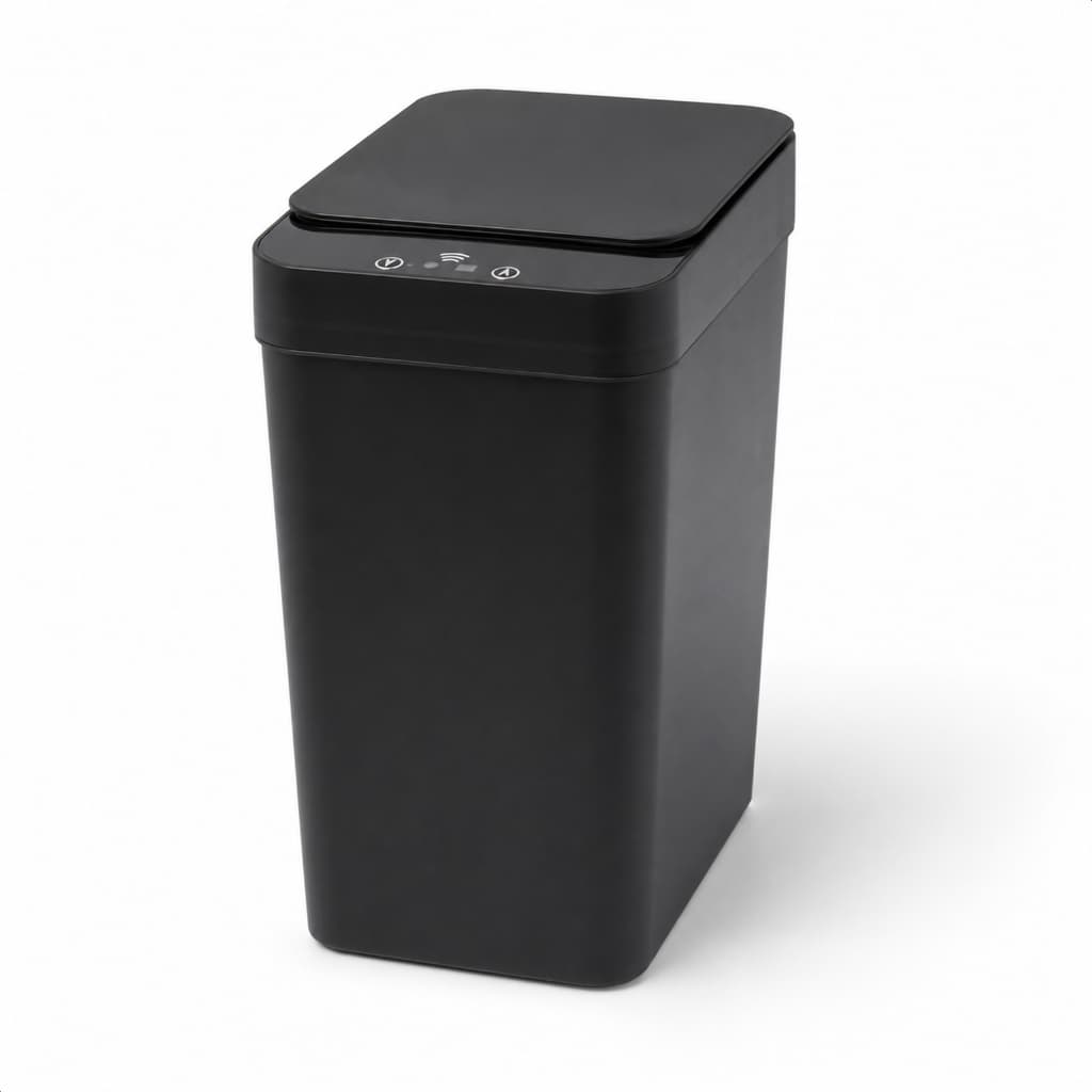 Lixeira Inteligente Automática 13L com Sensor Preta