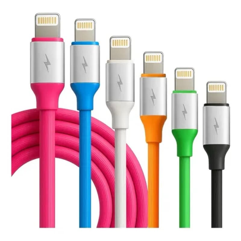 Cabo Lightning iPhone 1.2M Reforçado 3.1A Carregamento Rápido iPhone 6 7 8 X 11 12 13 14