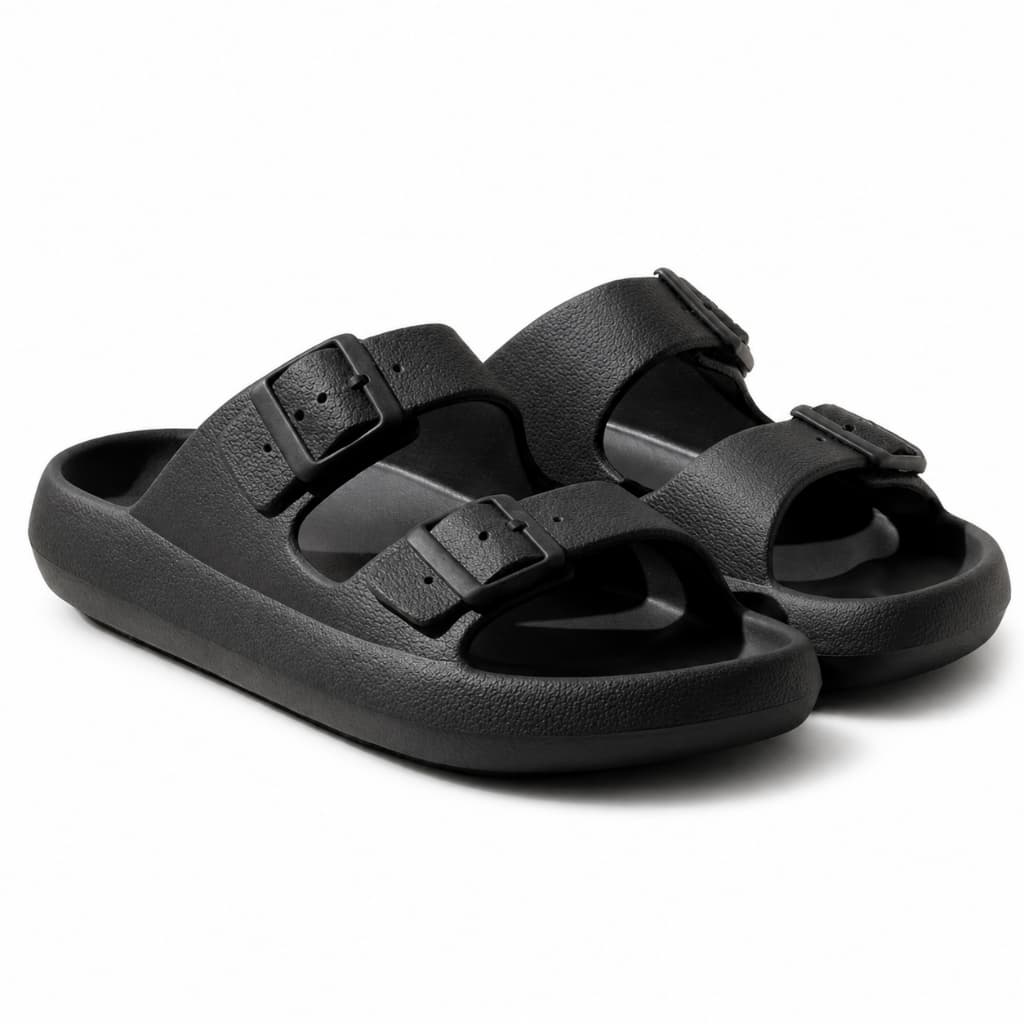 Sandália Feminina Papete Slide Nuvem Ortopédica Chinelo Rasteirinha Confortável - Promoção !