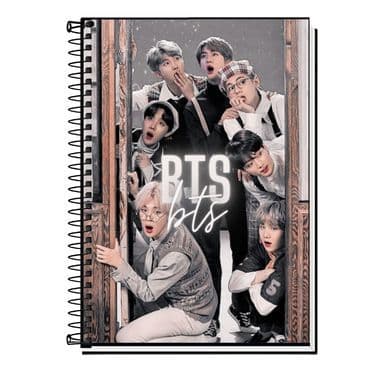 Caderno BTS | Caderno Escolar 1 a 20 Matérias | Caderno Universitário | Divisórias | Material Escolar | K-Pop | ARMY |