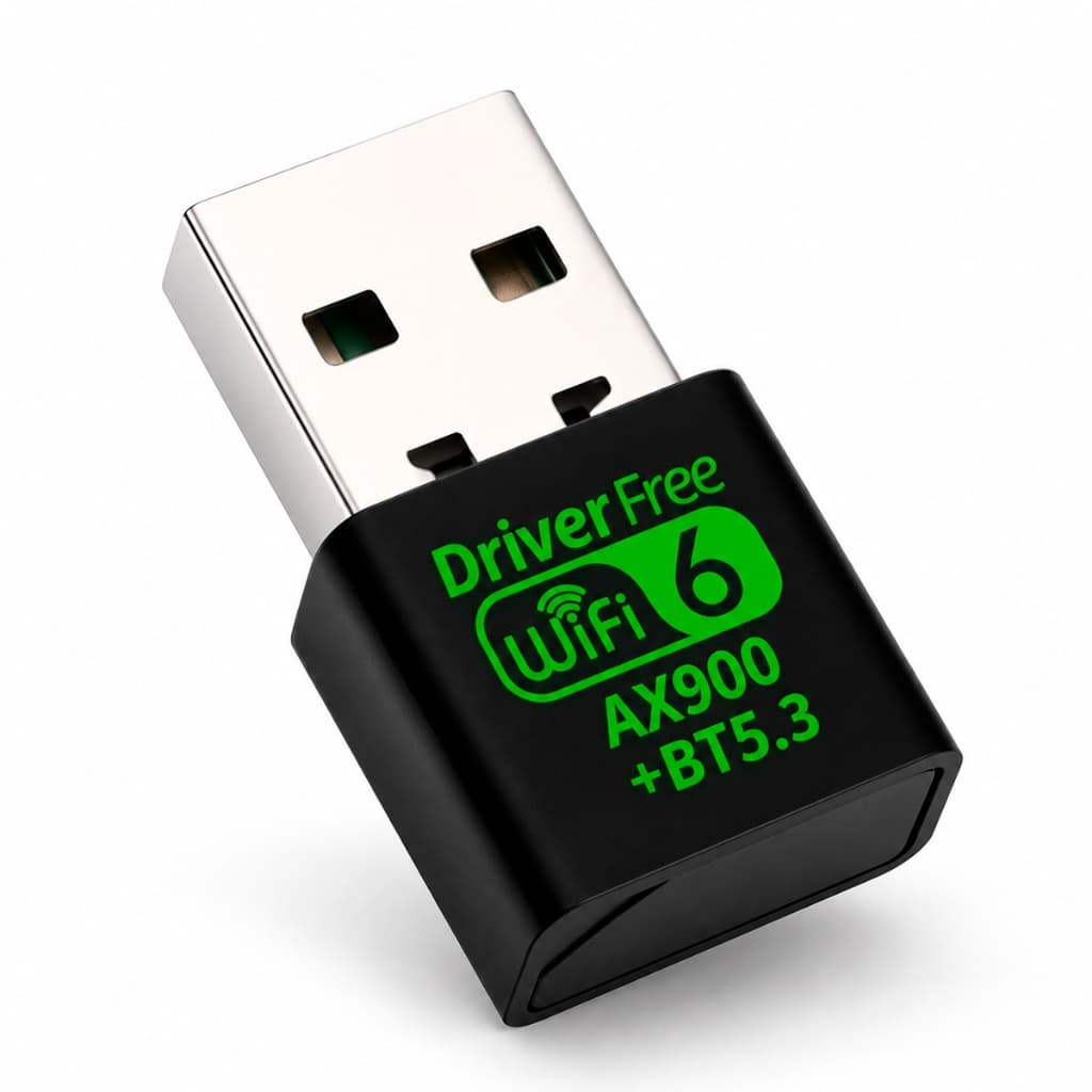 Adaptador Wifi 6 Usb Ax900 + Bluetooth 5.3 Dual Pc Notebook