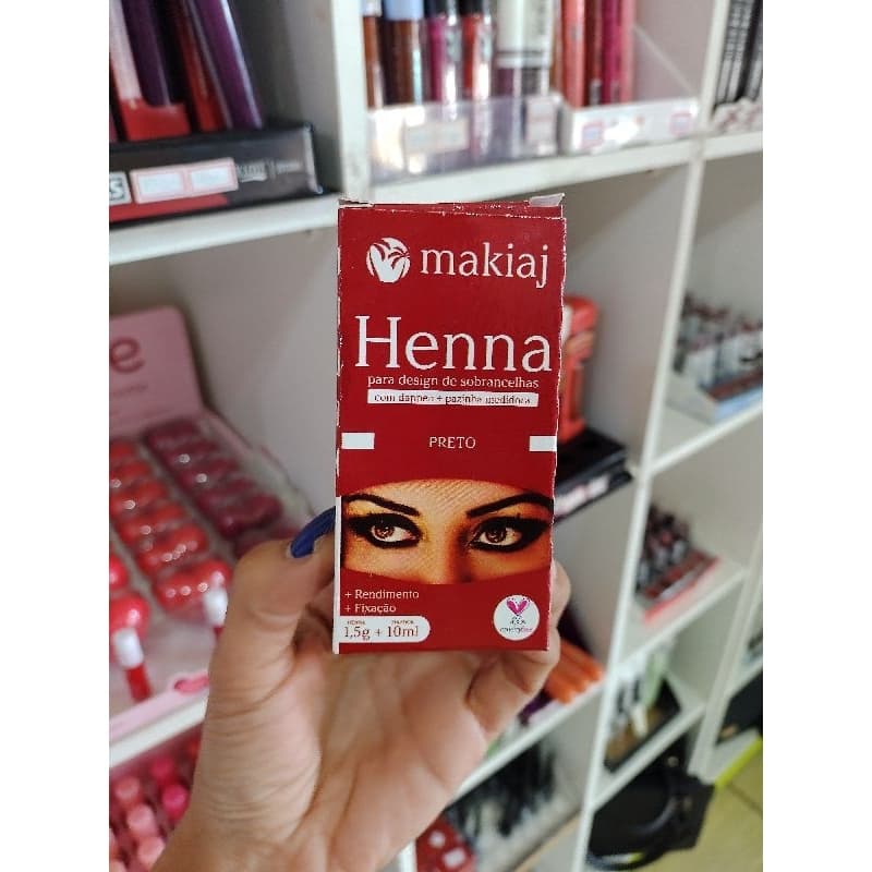 Henna para Sobrancelhas Makiaj com Fixação Prolongada 1,5g
