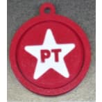 ⭐ CHAVEIROS GIRATORIO 3D PERSONALIZADOS – LULA, PT, ESTRELA E FAZ O L