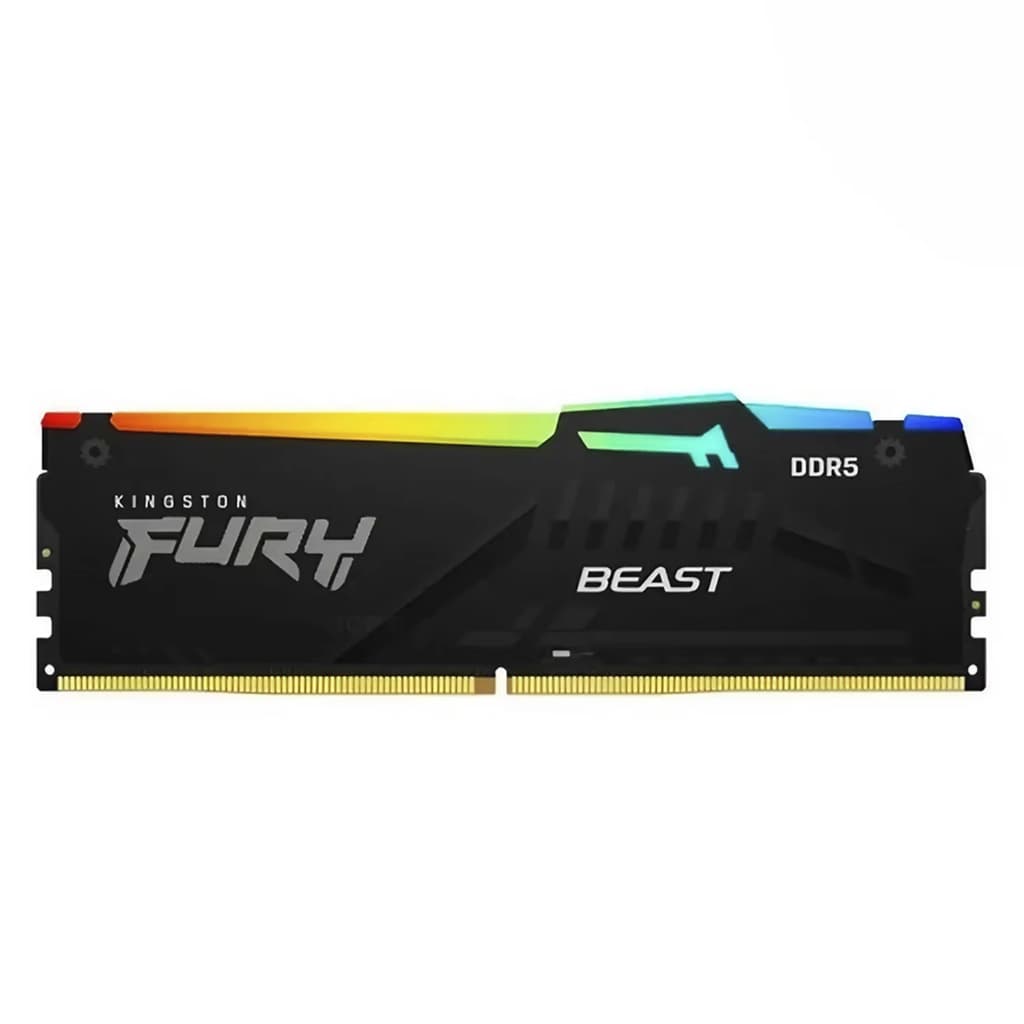 Memória RAM Kingston Fury Beast RGB 8GB DDR5 6000MHz CL36 Gamer KF560C36BBEA-8