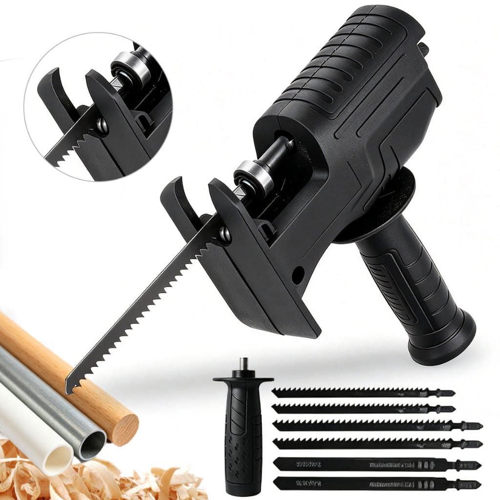 Adaptador para Transformar Furadeira em Serra Tico-Tico e Serra Sabre