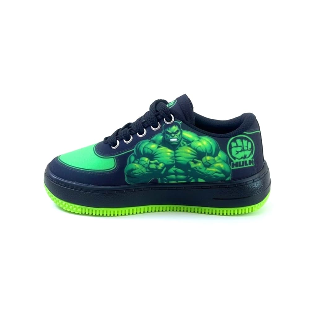 Tenis Infantil Hulk Kids Masculino Casual Antiderrapante Escolar