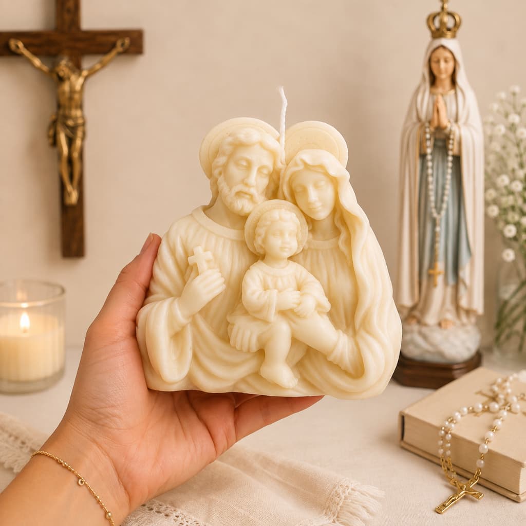SAGRADA FAMILIA| VELA AROMATICA DECORATIVA|