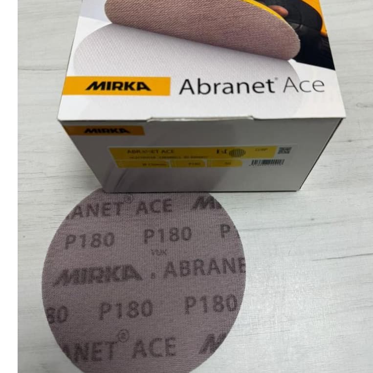 Disco De Lixa Abranet Ace Mirka 150mm Cx 50 Unidades Grão 180