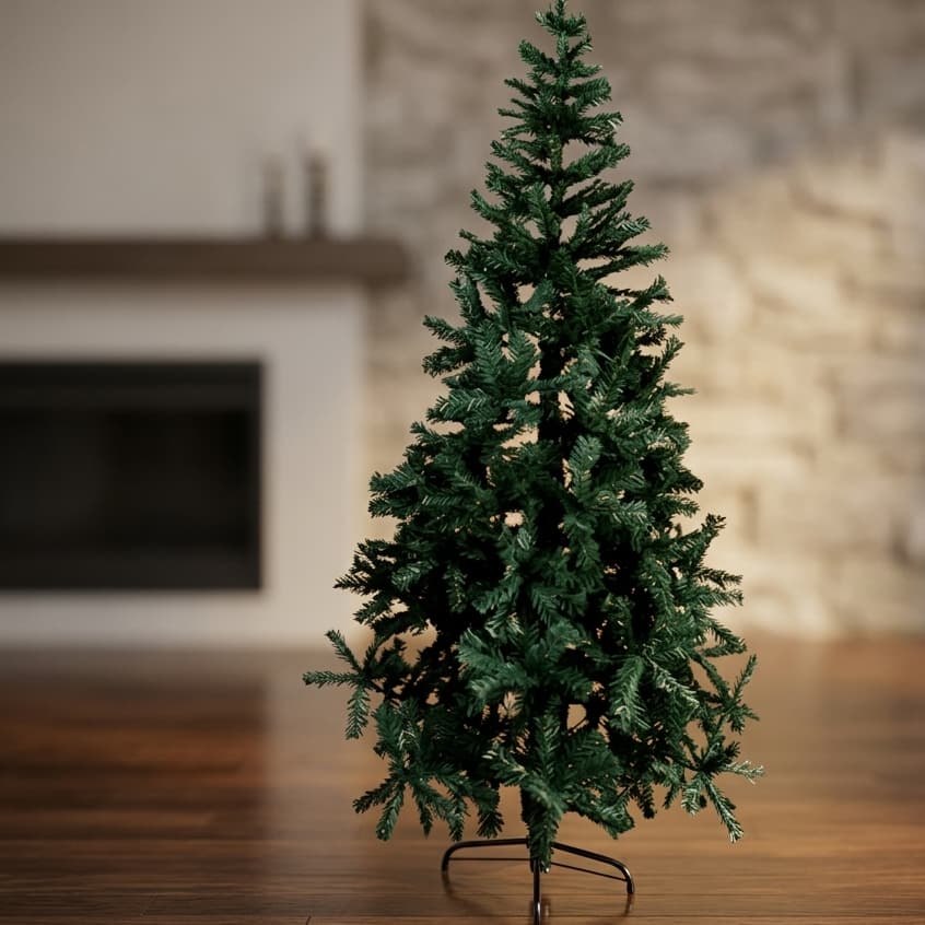 Pinheiro Natalino Artificial 180cm 720 Galhos Verde Árvores Natal Decoração Festiva
