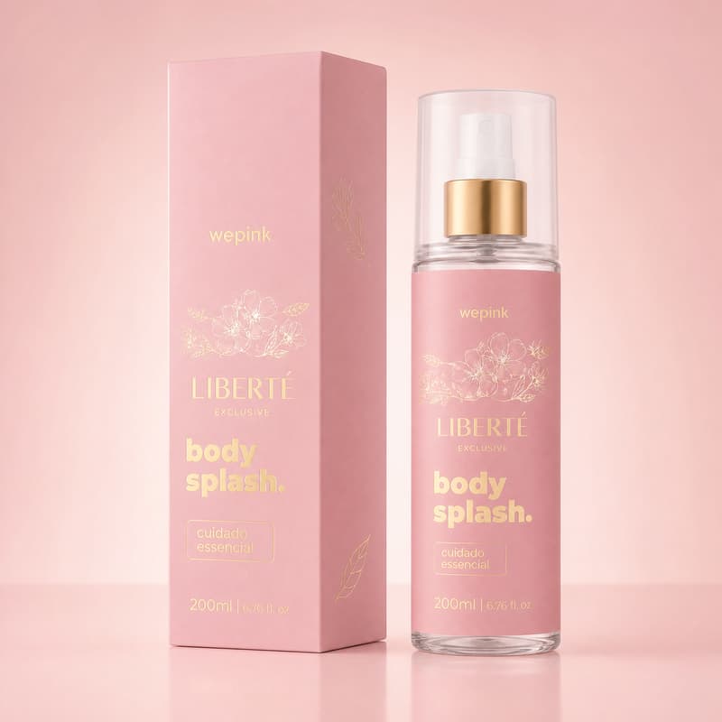 Body Splash Liberté Exclusive 200ml Wepink Perfume Feminino Corporal