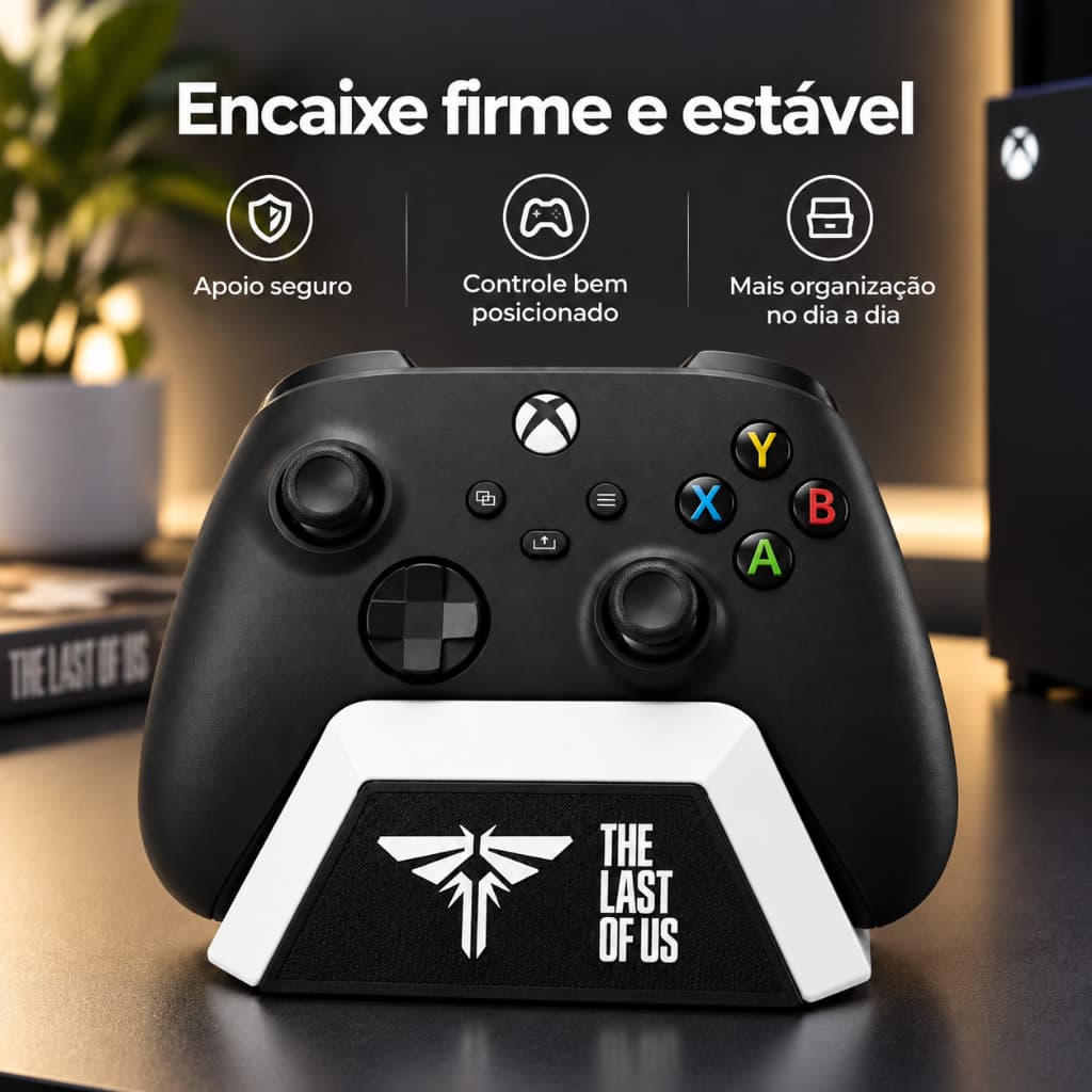 Base para Controle Xbox Series S X The Last of Us Suporte Gamer