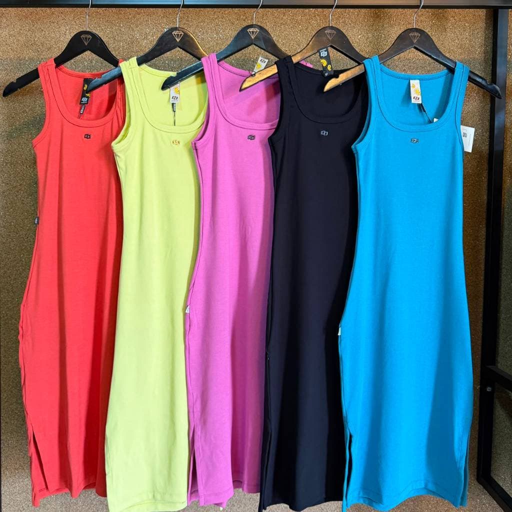 Vestido Colcci Midi Canelado Alta Gramatura Premium Original Colcci Não Fica Transparente
