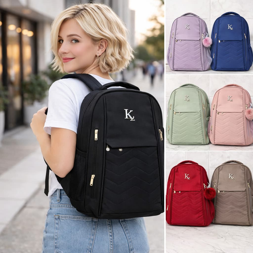 Mochila Feminina Grande Reforçada Moderna Para Escola Faculdade e Trabalho