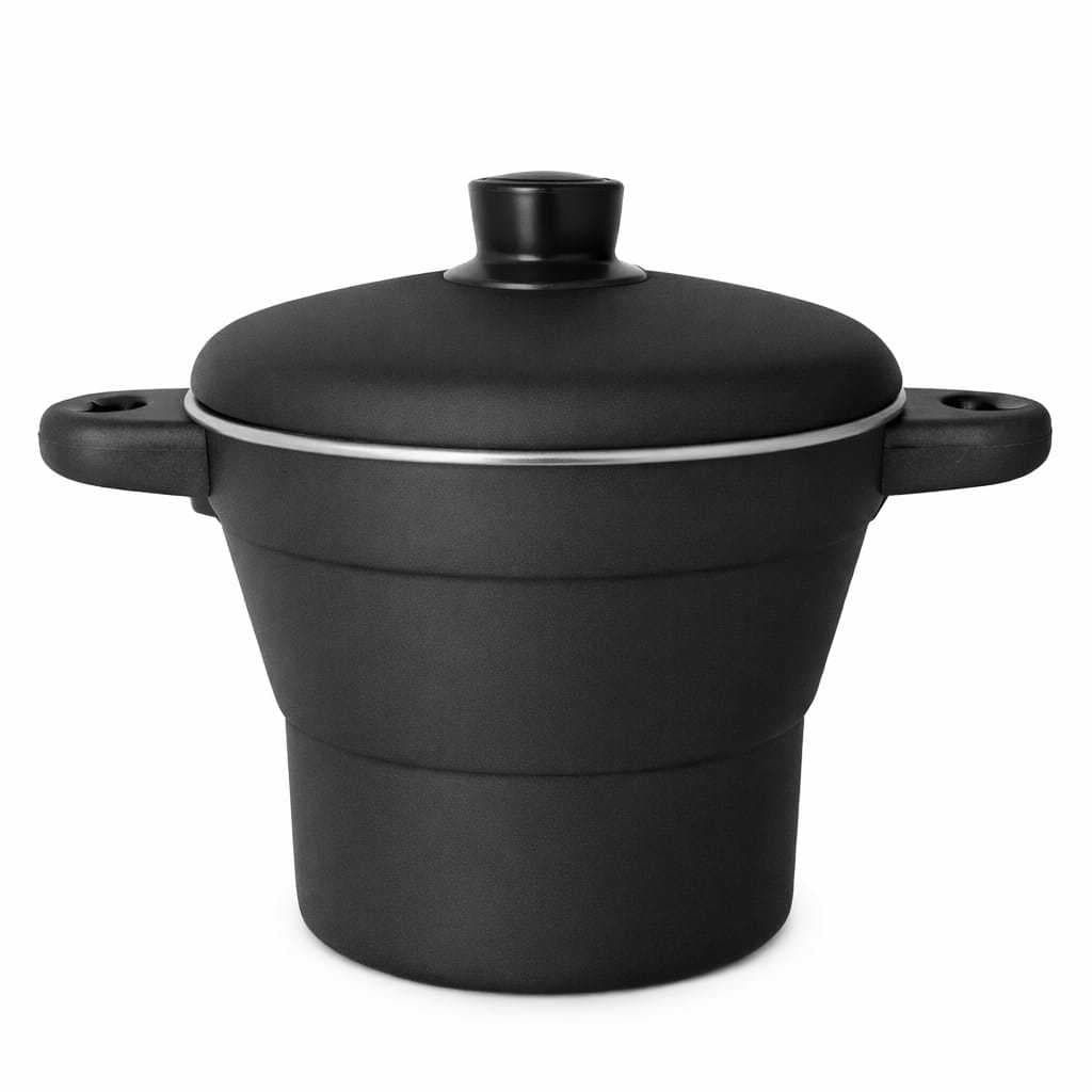 Cuscuzeiro Nordestino 18cm Alumínio Reforçado Panela Cuscuz Reforçada