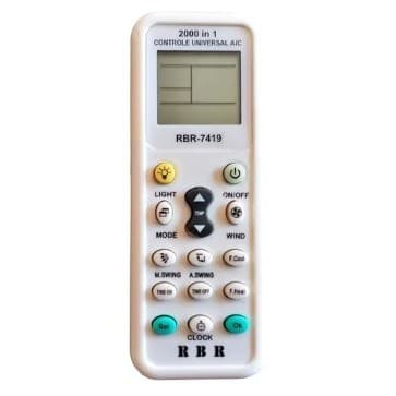 Controle Remoto Universal Ar Condicionado RBR-7419