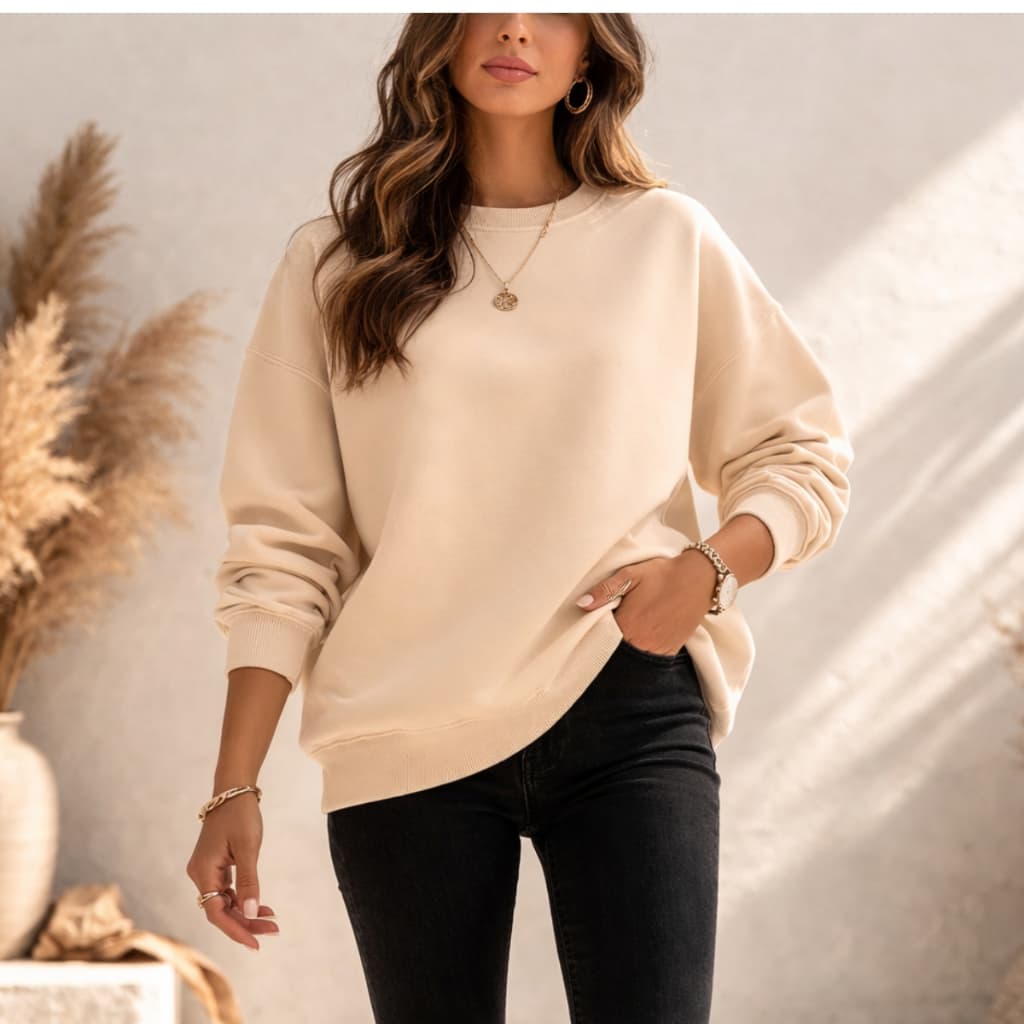 Blusa de Frio Feminina Masculina Casual Moletom Unissex