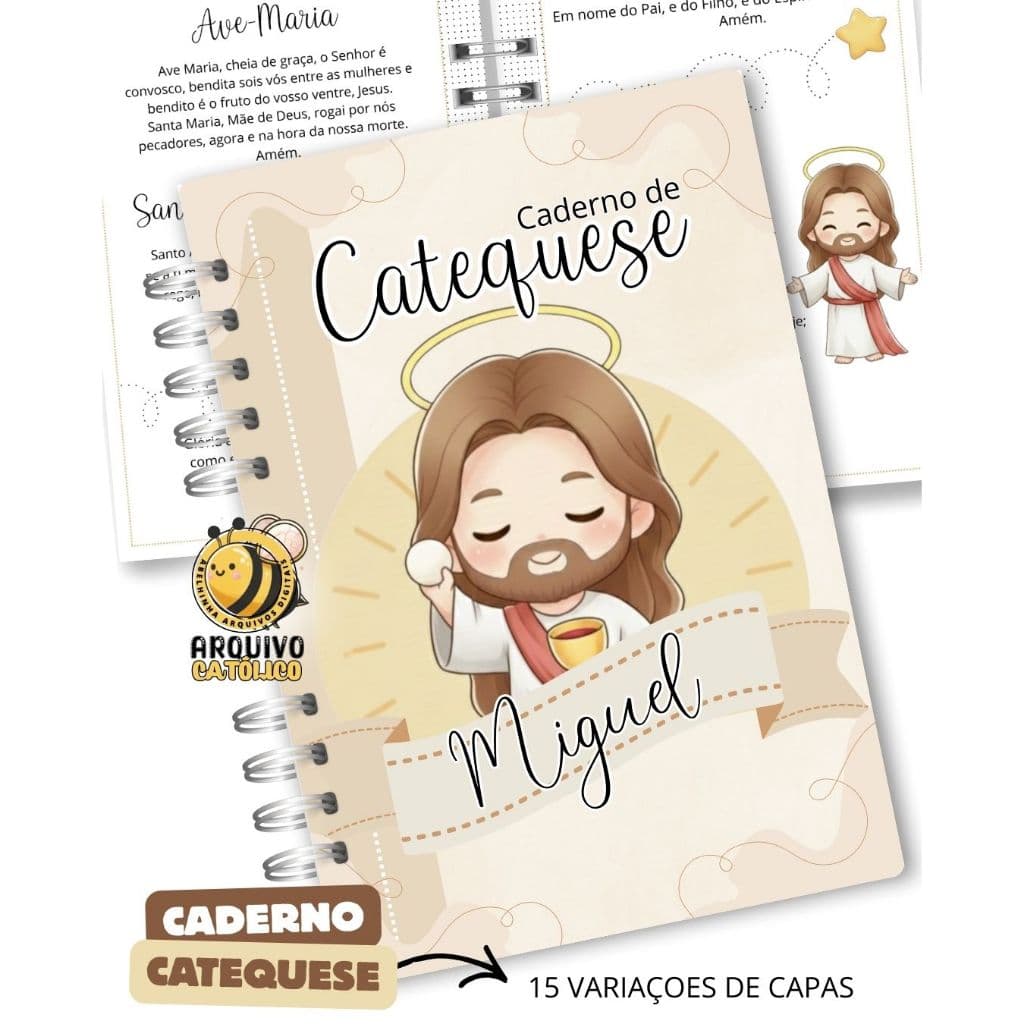 Caderno Catequese Abelhinha - A5