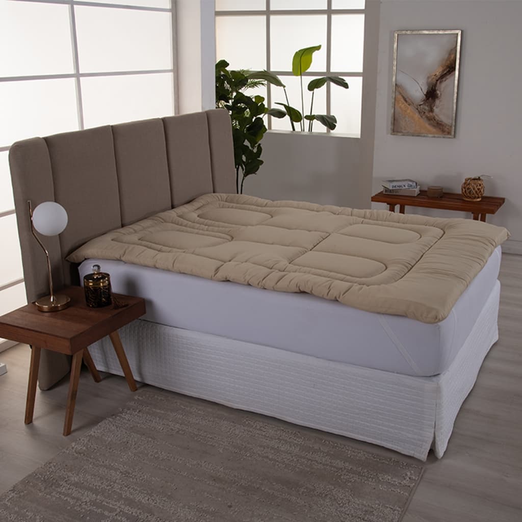 Pillow Top Protetor de Colchão 400 Fios Macio Cama Box Padrão/Queen/King/Solteiro Casal/ envio já