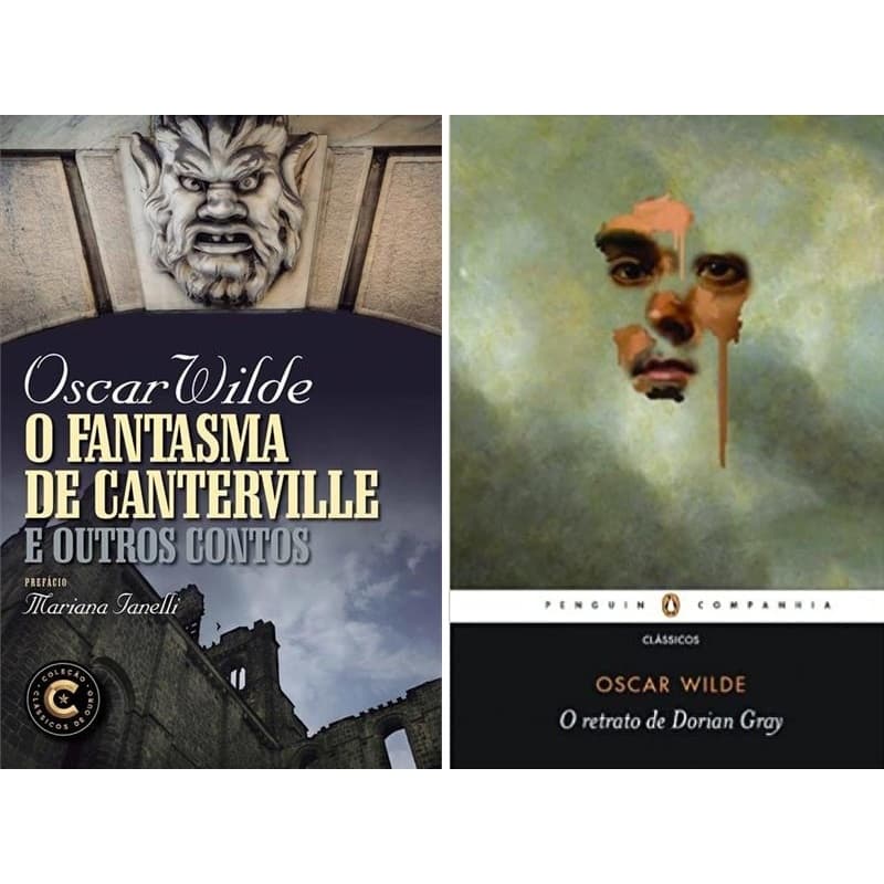 KIT Livros Oscar Wilde – O Fantasma de Canterville e Outros Contos + O Retrato de Dorian Gray (NOVOS e LACRADOS)