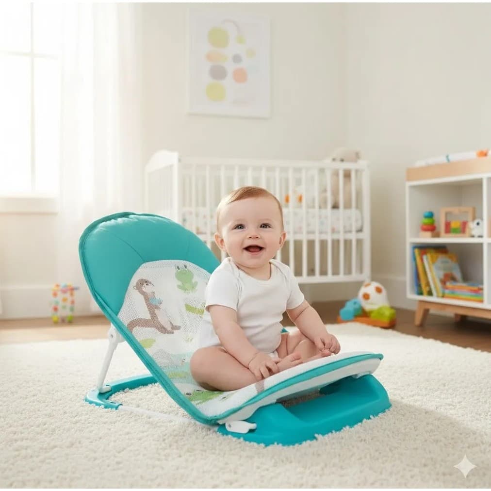 Cadeira de Balanço com Assento Suporte para Banho Infantil Envio Rápido