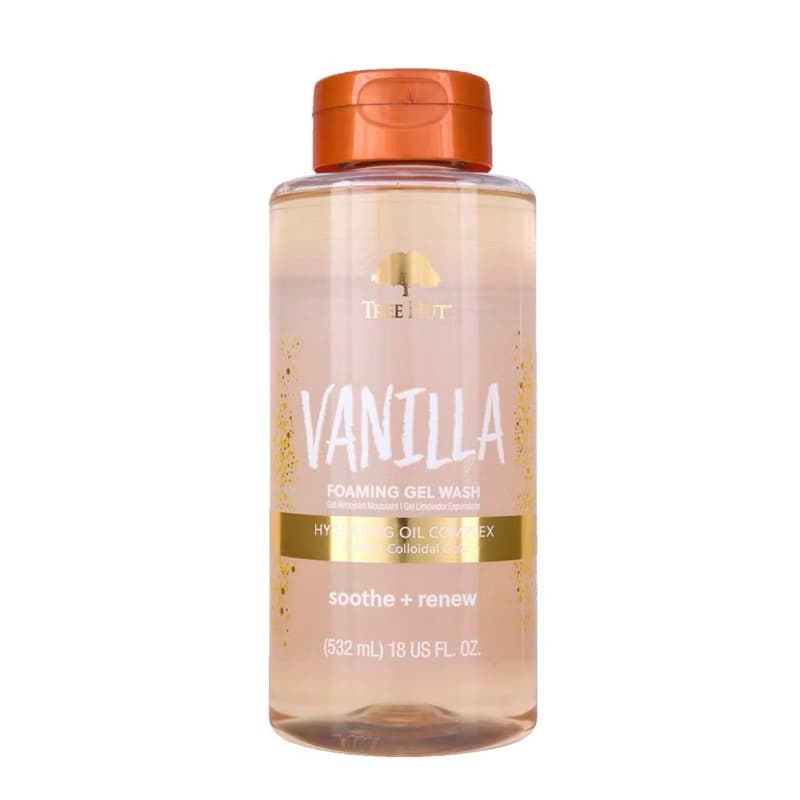 Sabonete Líquido Corporal Tree Hut Vanilla Foaming Gel Wash 532ml Hidratante com Óleos Nutritivos