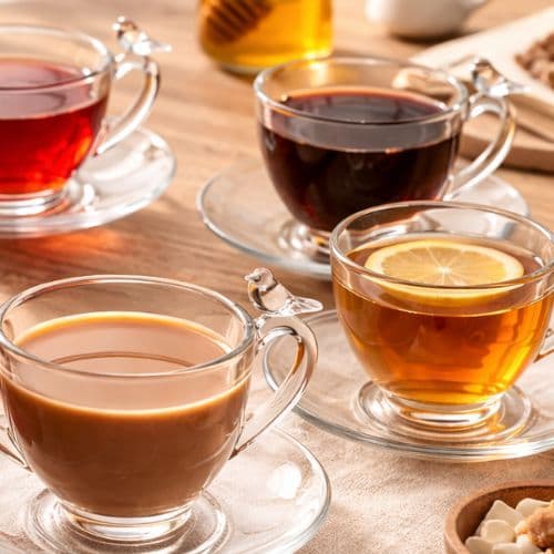 Conjunto 4 Xícaras de Café 80ml com Pires Bird Wolff em Cristal Ecológico – Elegante e Sofisticado