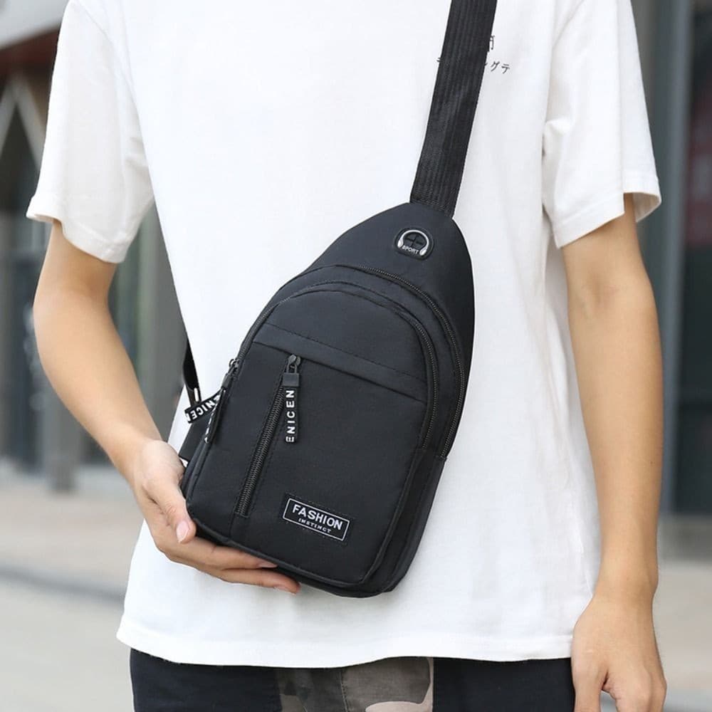 Bolsa Mochila de Peito Pochete Transversal Feminina e Masculina Qualidade e Resistente Impermeavel