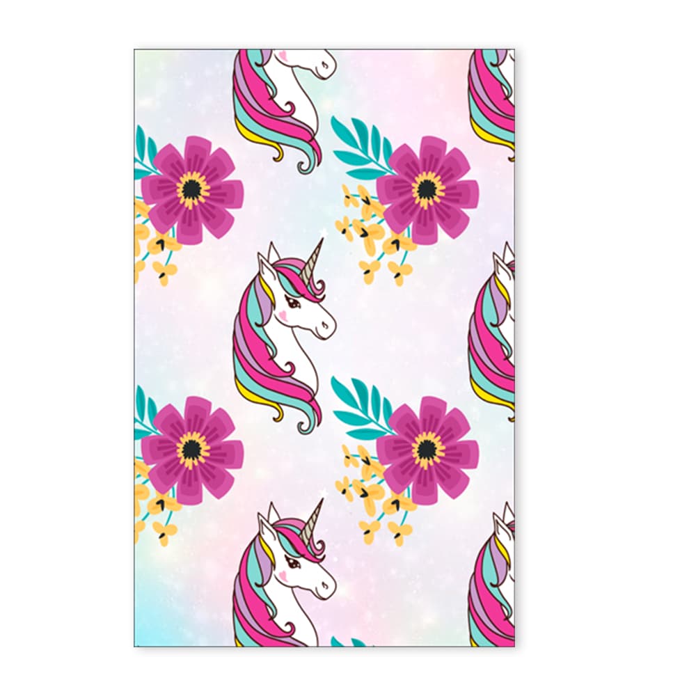 Capa Painel de Festa 2,20x1,55m Retangular Tecido Helanca Premium Sublimados HD Decoração Unicórnios