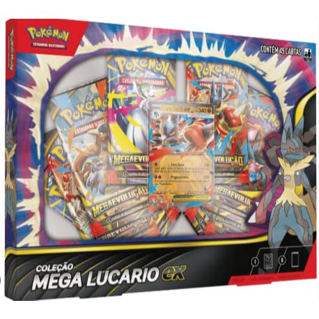 Box Pokémon Mega Lucário Ex