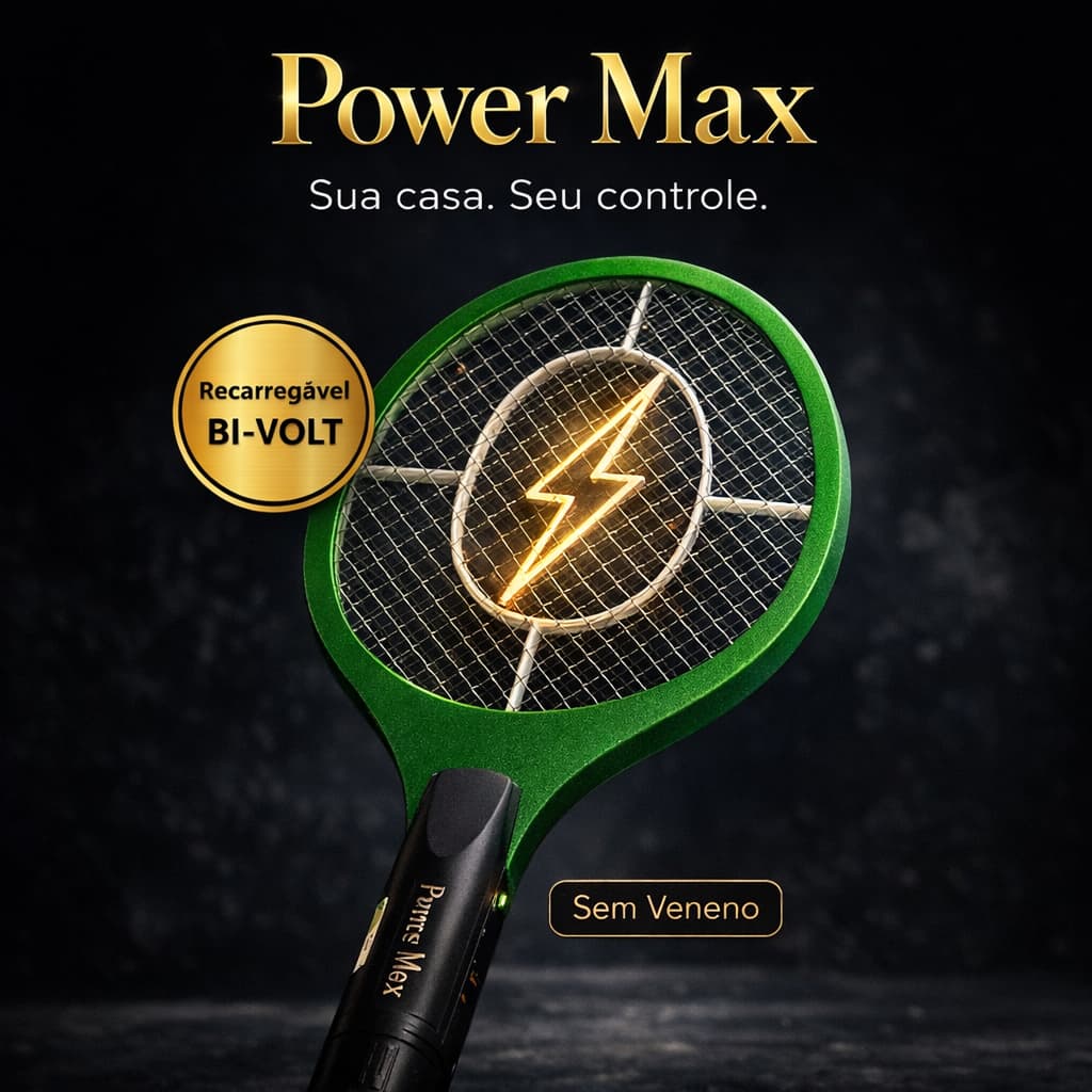 Raquete Mata Mosquito Insetos Recarregável Elétrica Pernilongo Mosca