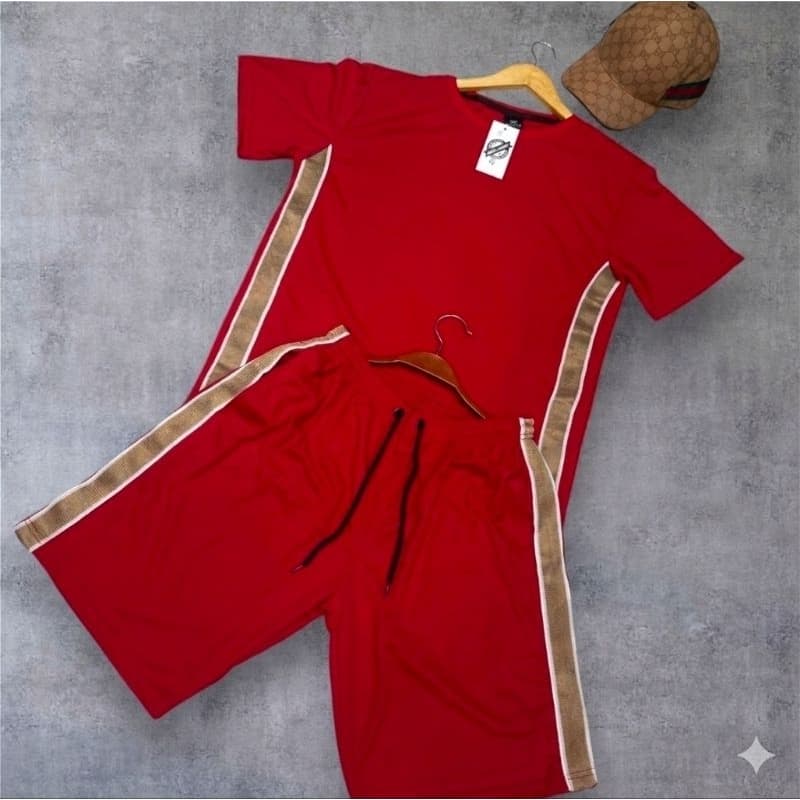 Kit Conjunto Masculino Adulto Dry-Fit Premium > Camisa Manga Curta + Shorts.