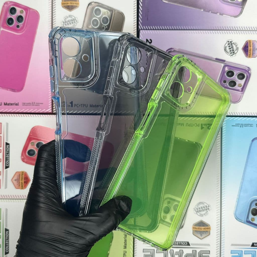 Kit Capa + Pelicula 3D ou só Capinha Space 3 PREMIUM Colorida Pra Samsung Galaxy A06 Acrilico