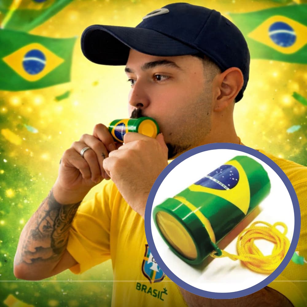 Buzina do Brasil com Cordão para Torcida e Festas