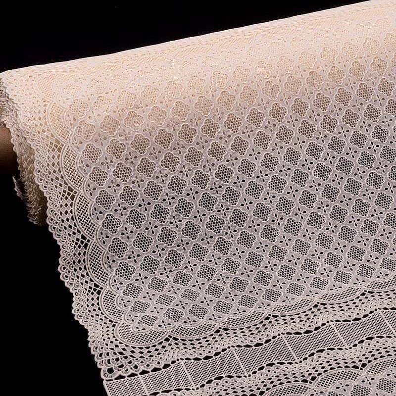 Kit Toalha de Geladeira Bege Plástica PVC Lavável 53x35cm Rendada Serviço Americano Toalhinha