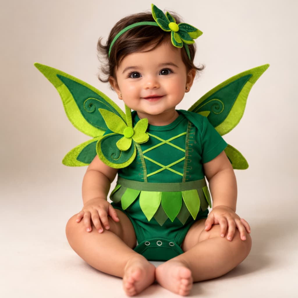 Body Bebe Sininho Fada Menina Infantil Bebe Fantasia Temático Mesversário