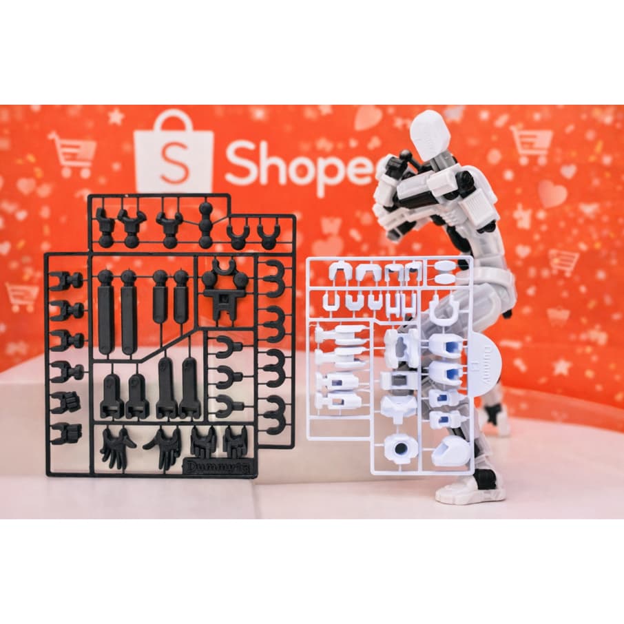 🔥 Boneco Articulado Dummy 13 Action Figure | Boneco Colecionável | Kit para Montar | Várias Cores 🔥
