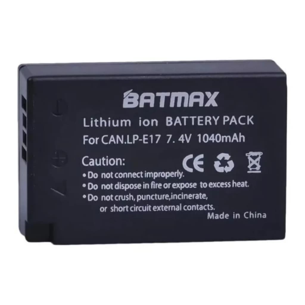 Bat_eria Lpe17 Compatível Canon T7i Sl3 Rp M6 T8i R100 R50 M5 77d