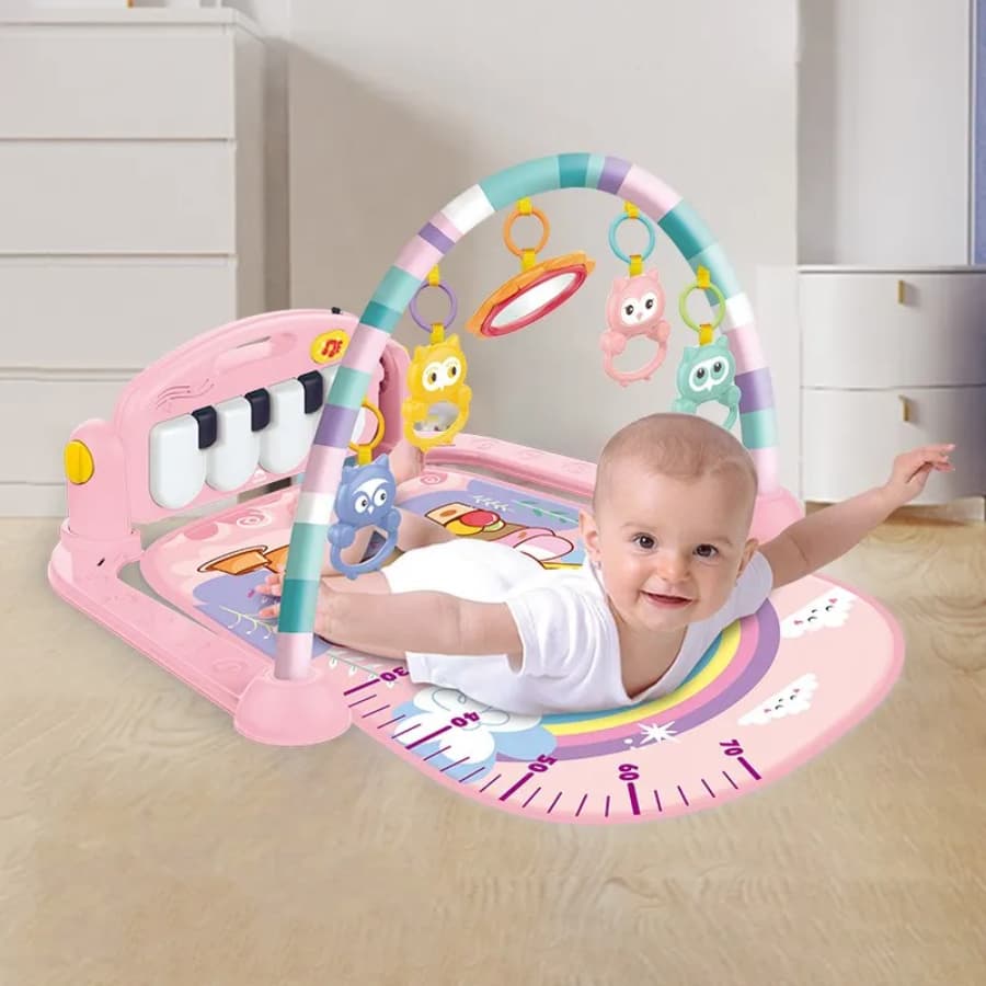 Tapete de Atividades Bebe Piano Musical Interativo Unicórnio Envio Imediato