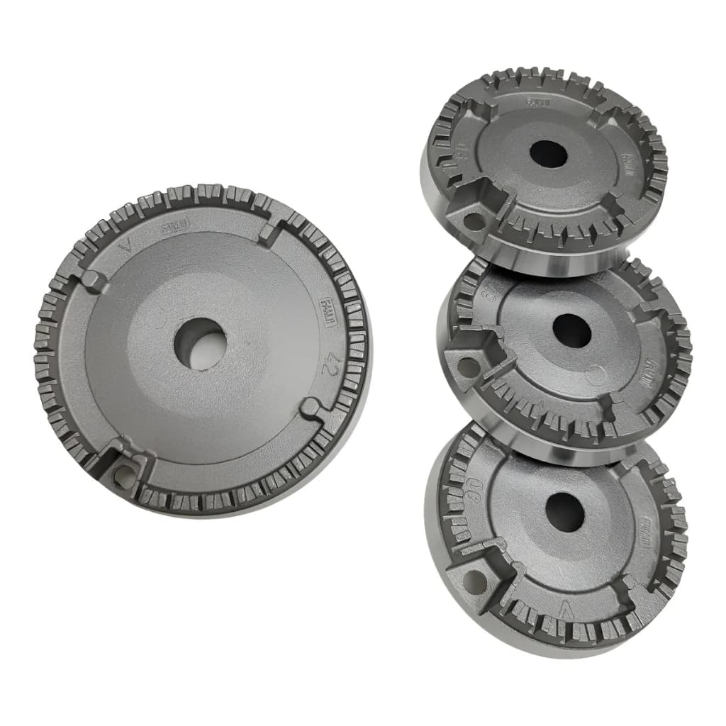 Kit 4 Queimadores Cooktop Fischer 4 Bocas Base Difusor Fogão