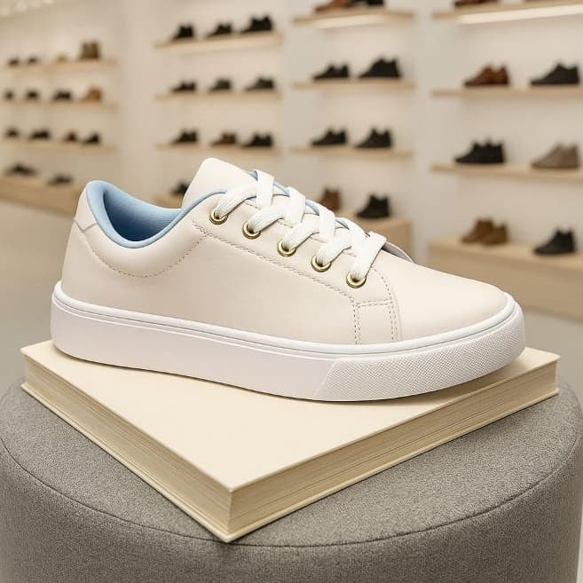 Tênis Feminino Clean Fashion Luxo Confortável