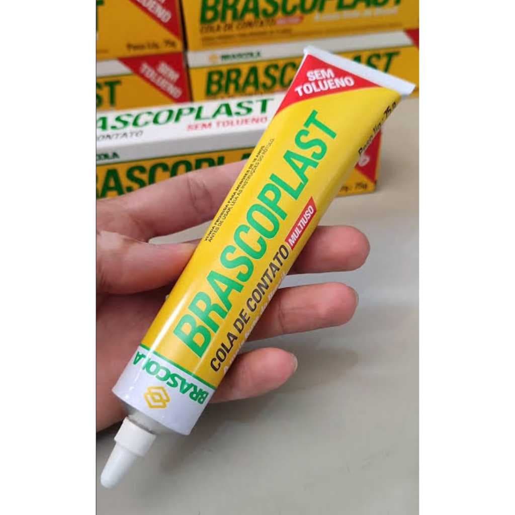 Cola de contato Multiuso Brascola Bracoplast 75g Super Cola