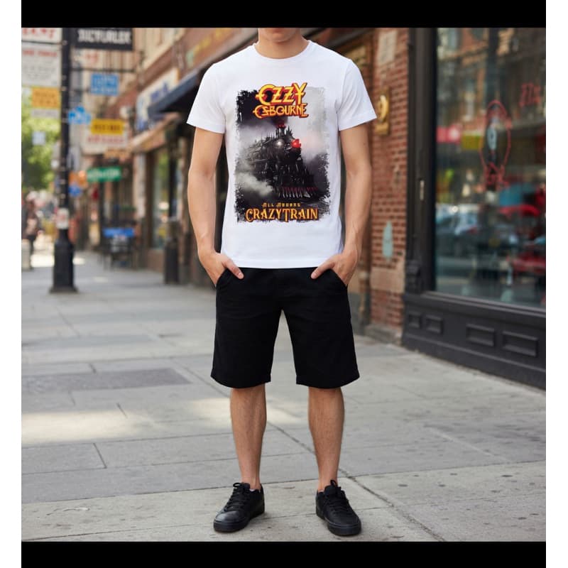 Camiseta Black Sabbath Ozzy Banda de Rock MASCULINA