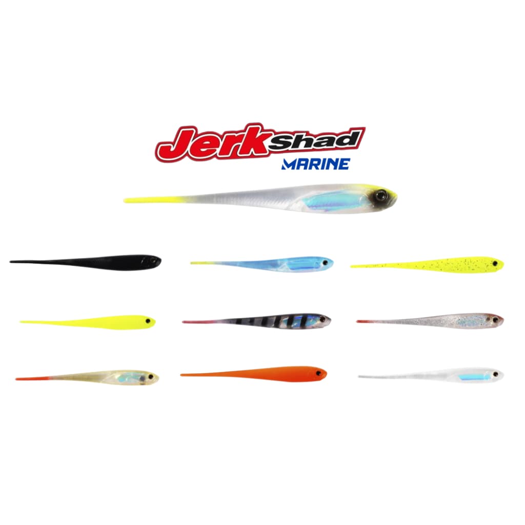 Isca Artificial Soft Jerk Shad 110 Marine c/ 5 unidades